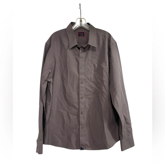 UNTUCKit Button Down Gray Shirt Sz XL EUC - Picture 1 of 6